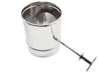 Manicotto acciaio inox con Valvola