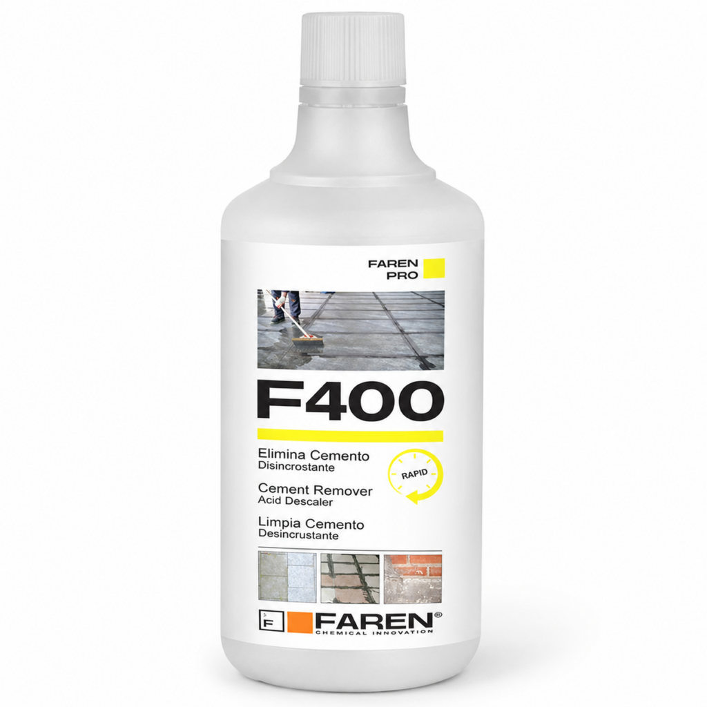 Faren F400 Acido Disincrostante Elimina Cemento 1 L