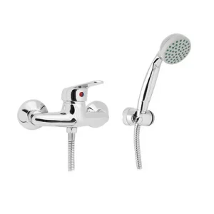 Monocomando Esterno Doccia SERIE INES (hydrall) Cromo