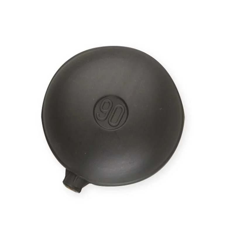 SFERA IN PLASTICA PIATTA PER ASTE TONDE Nera Diam. 90