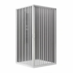 BOX Doccia 2 LATI A Soffietto RID. MOD. ROSY LINEA Plisse' Cm 80 X 80