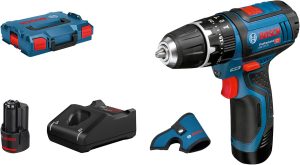 Bosch Professional 12V System Trapano-avvitatore con Percussione a Batteria GSB